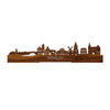 Standing Skyline Winsum Palissander houten cadeau decoratie relatiegeschenk van WoodWideCities