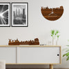 Standing Skyline Zaandam Palissander houten cadeau decoratie relatiegeschenk van WoodWideCities