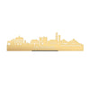 Standing Skyline Zaltbommel Metallic Goud gerecycled kunststof cadeau decoratie relatiegeschenk van WoodWideCities