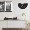 Standing Skyline Zandvoort Zwart houten cadeau decoratie relatiegeschenk van WoodWideCities