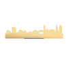 Standing Skyline Zandvoort Metallic Goud gerecycled kunststof cadeau decoratie relatiegeschenk van WoodWideCities