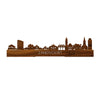 Standing Skyline Zandvoort Palissander houten cadeau decoratie relatiegeschenk van WoodWideCities