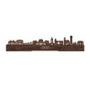 Standing Skyline Zeist Noten houten cadeau decoratie relatiegeschenk van WoodWideCities