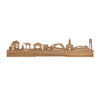 Standing Skyline papendrecht Eiken houten cadeau decoratie relatiegeschenk van WoodWideCities