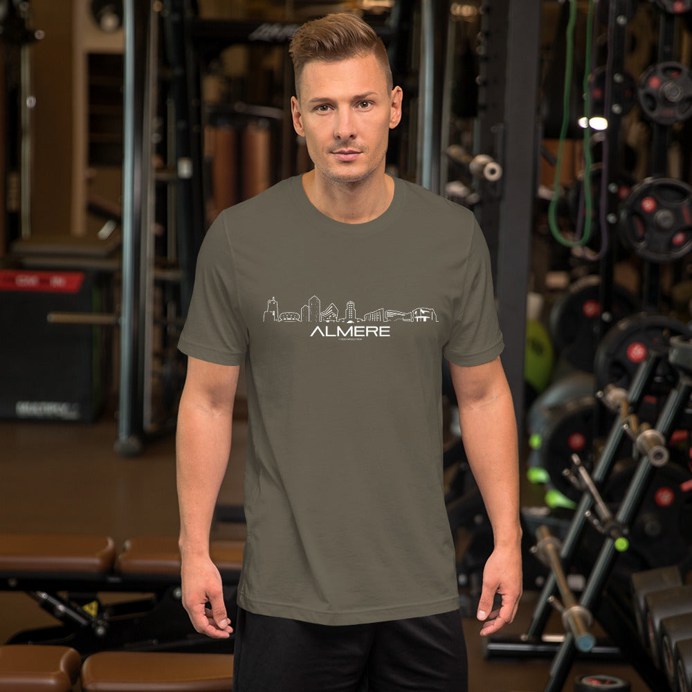 T-Shirt Almere houten cadeau decoratie relatiegeschenk van WoodWideCities