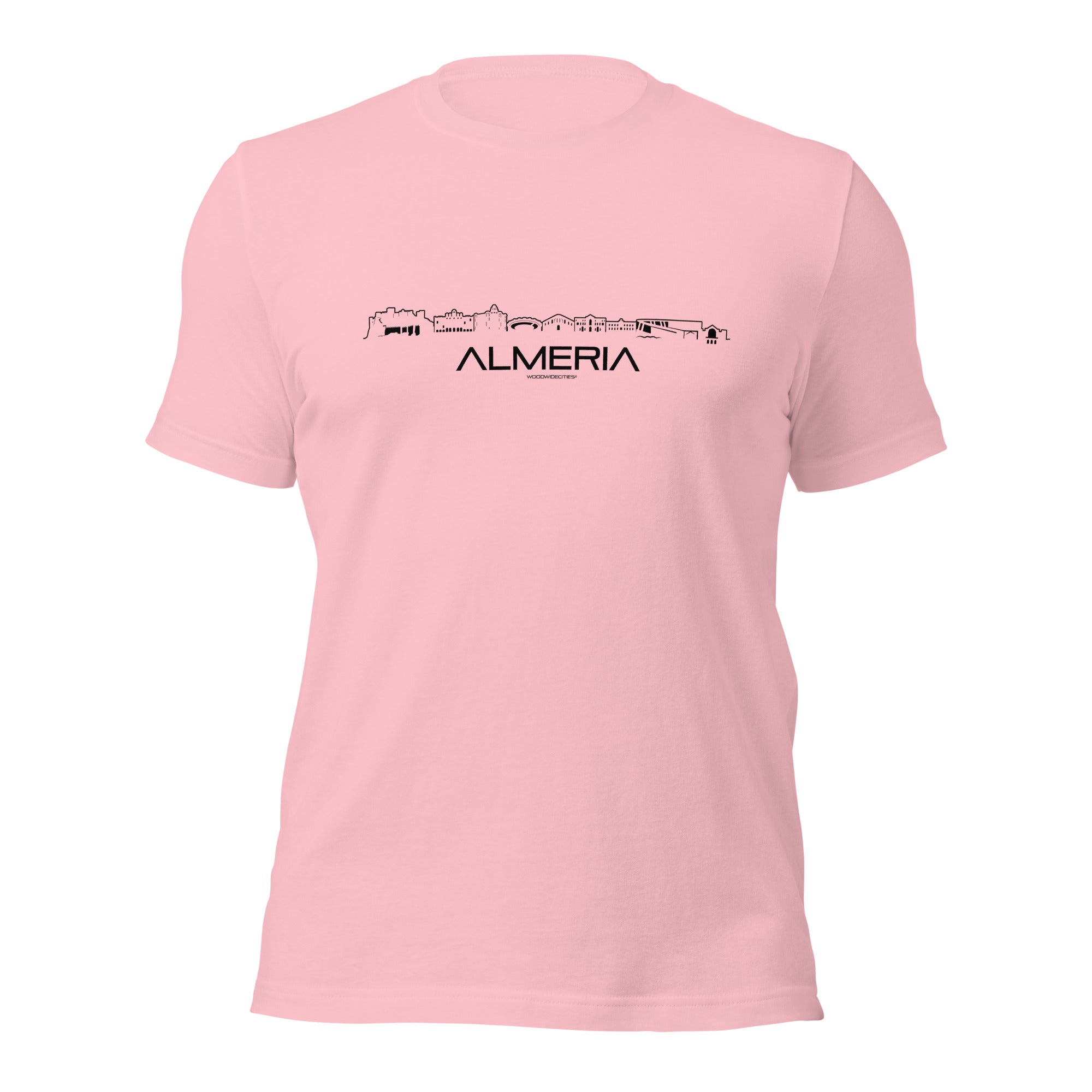 T-Shirt Almeria Pink S houten cadeau decoratie relatiegeschenk van WoodWideCities