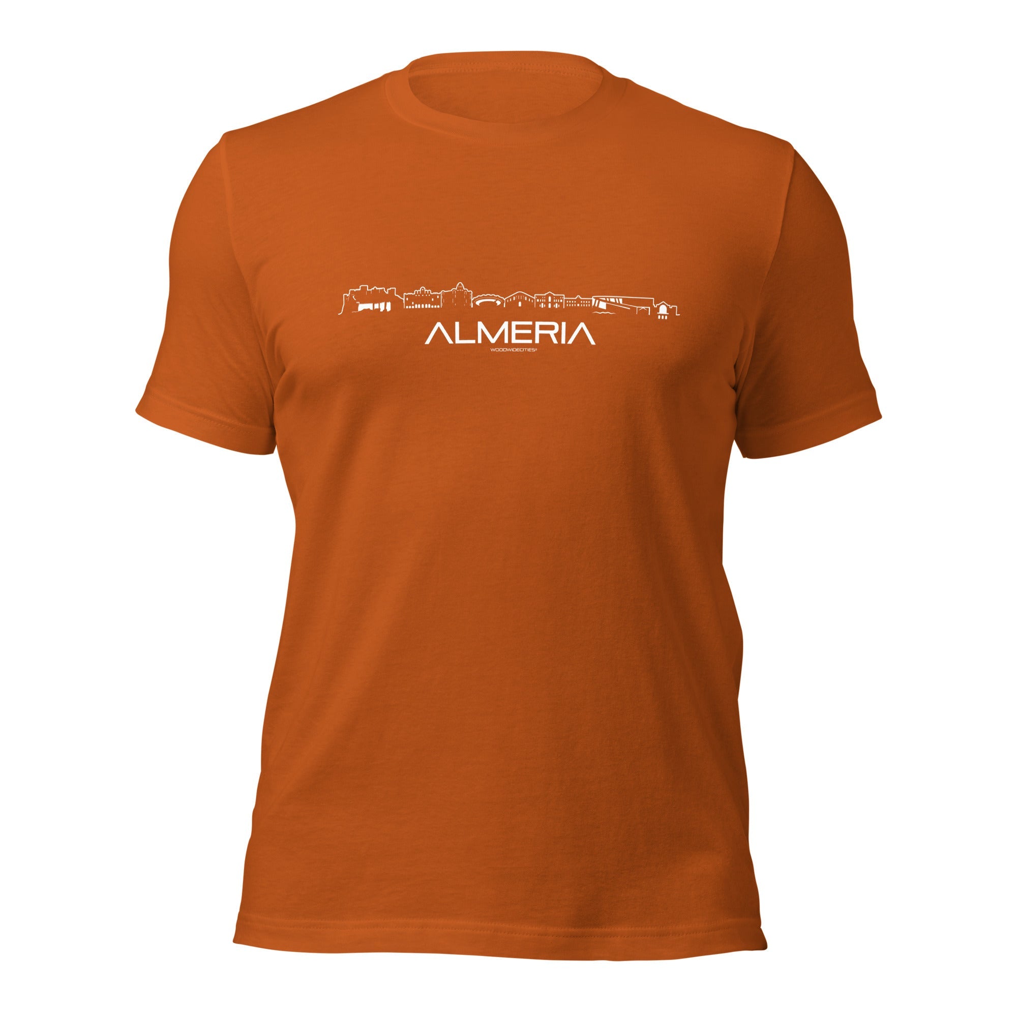 T-Shirt Almeria Autumn S houten cadeau decoratie relatiegeschenk van WoodWideCities