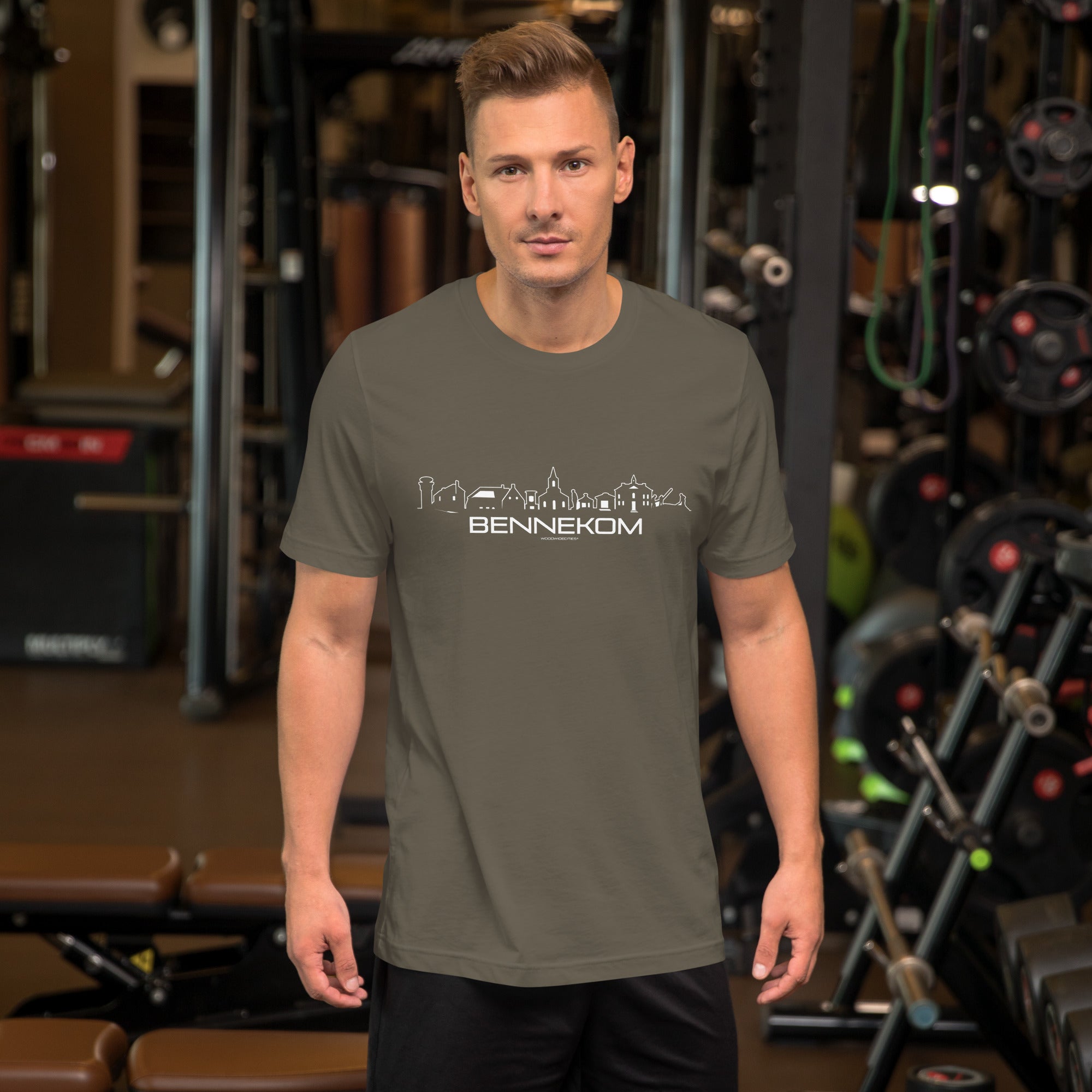 T-Shirt Bennekom houten cadeau decoratie relatiegeschenk van WoodWideCities