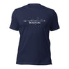 T-Shirt Boston Navy S houten cadeau decoratie relatiegeschenk van WoodWideCities