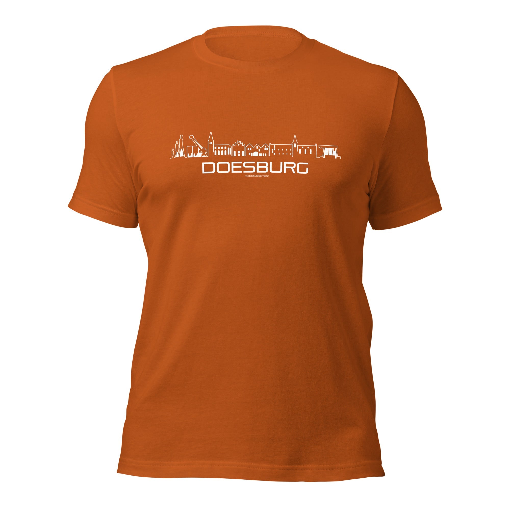 T-Shirt Doesburg Autumn S houten cadeau decoratie relatiegeschenk van WoodWideCities