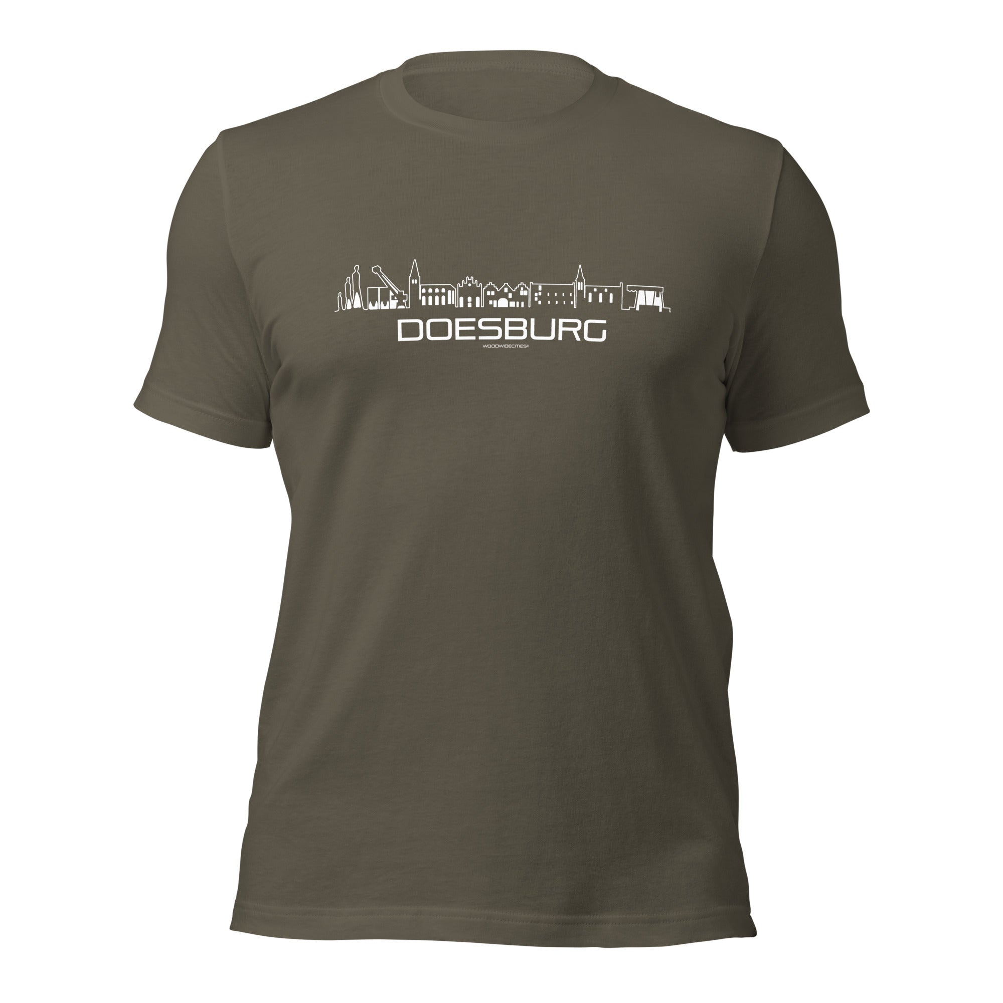 T-Shirt Doesburg Army S houten cadeau decoratie relatiegeschenk van WoodWideCities