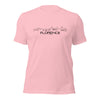 T-Shirt Florence Pink S houten cadeau decoratie relatiegeschenk van WoodWideCities