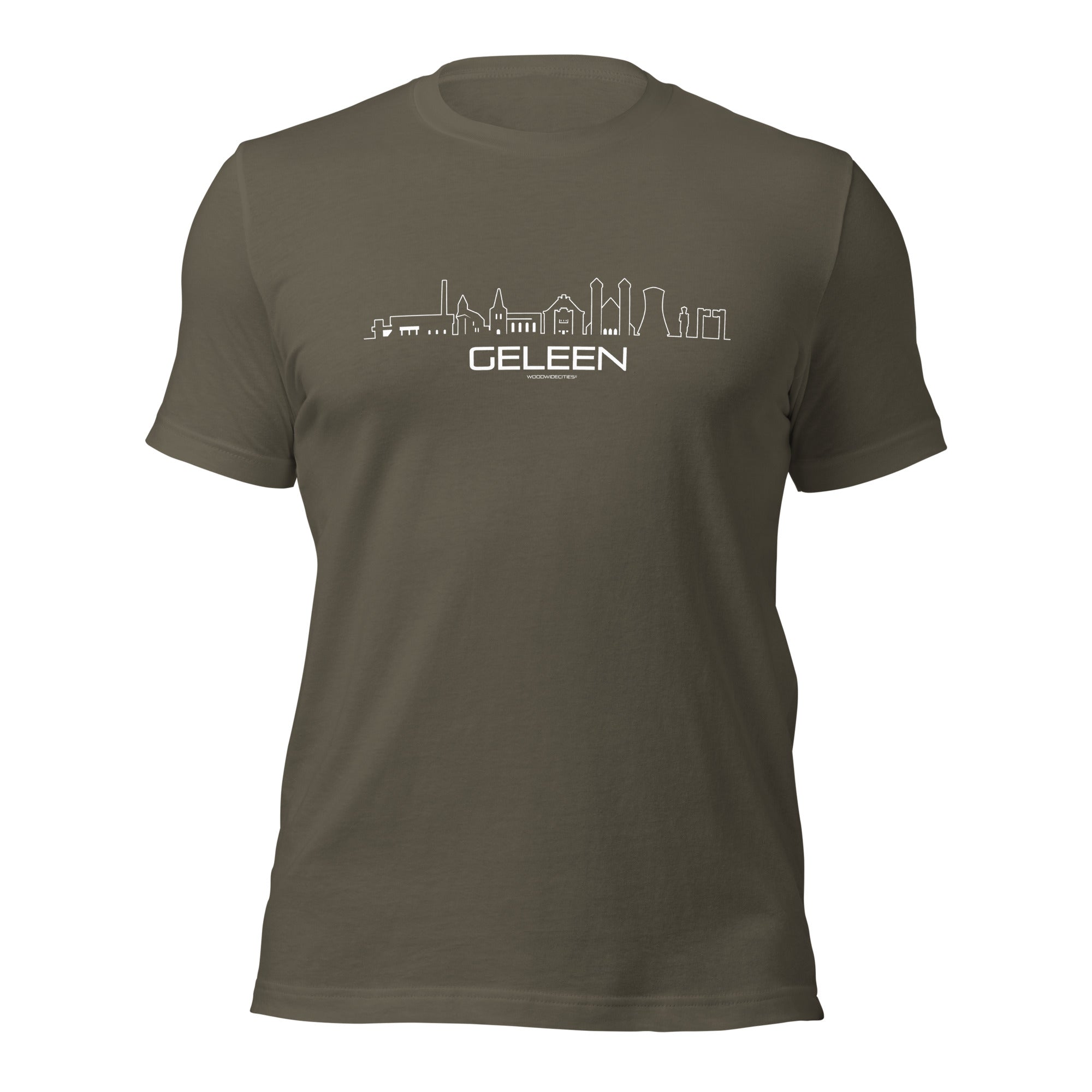 T-Shirt Geleen Army S houten cadeau decoratie relatiegeschenk van WoodWideCities