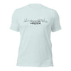 T-Shirt Heerde Gemêleerd prisma ijsblauw S houten cadeau decoratie relatiegeschenk van WoodWideCities