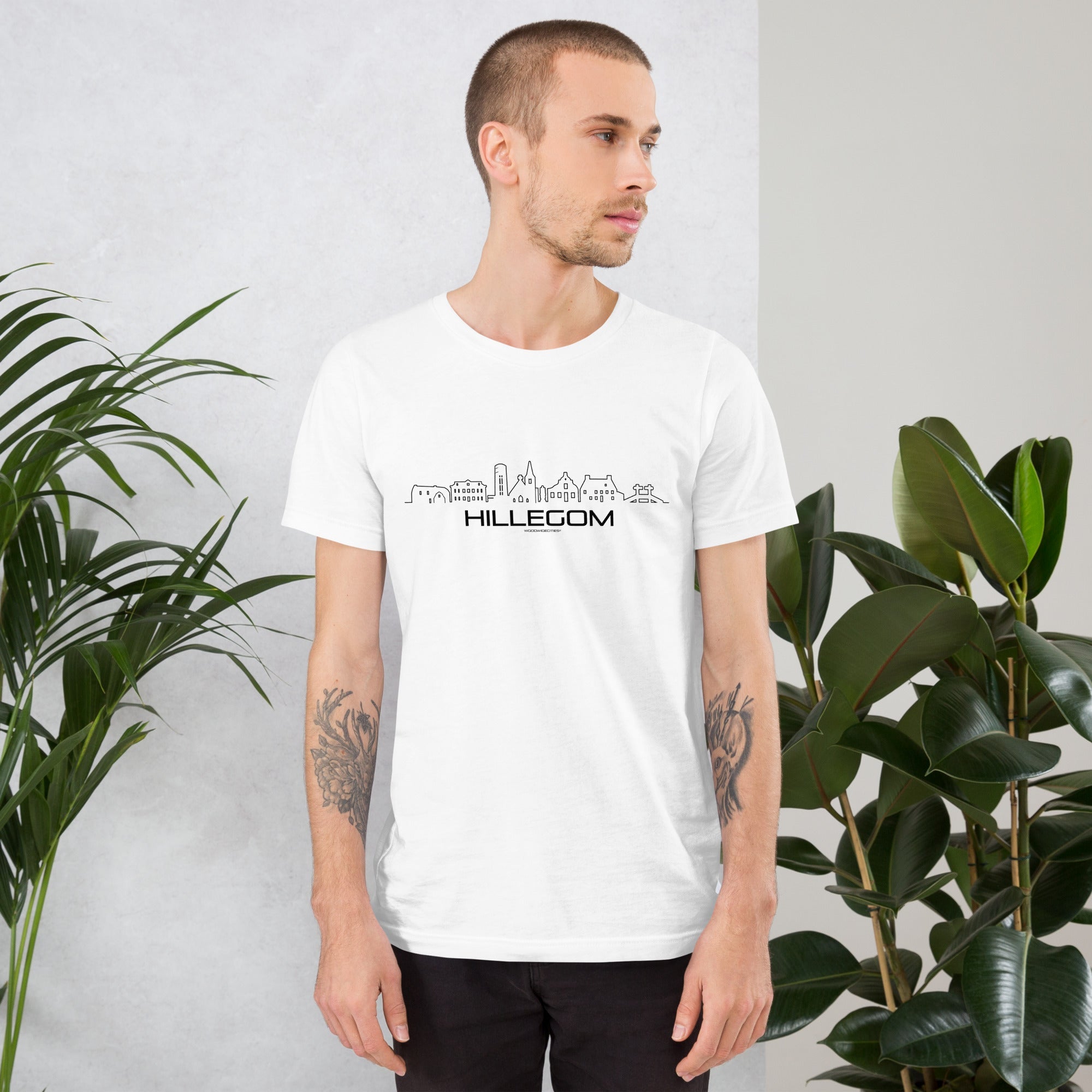 T-Shirt Hillegom houten cadeau decoratie relatiegeschenk van WoodWideCities