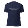 T-Shirt Voorhout Marineblauw S houten cadeau decoratie relatiegeschenk van WoodWideCities