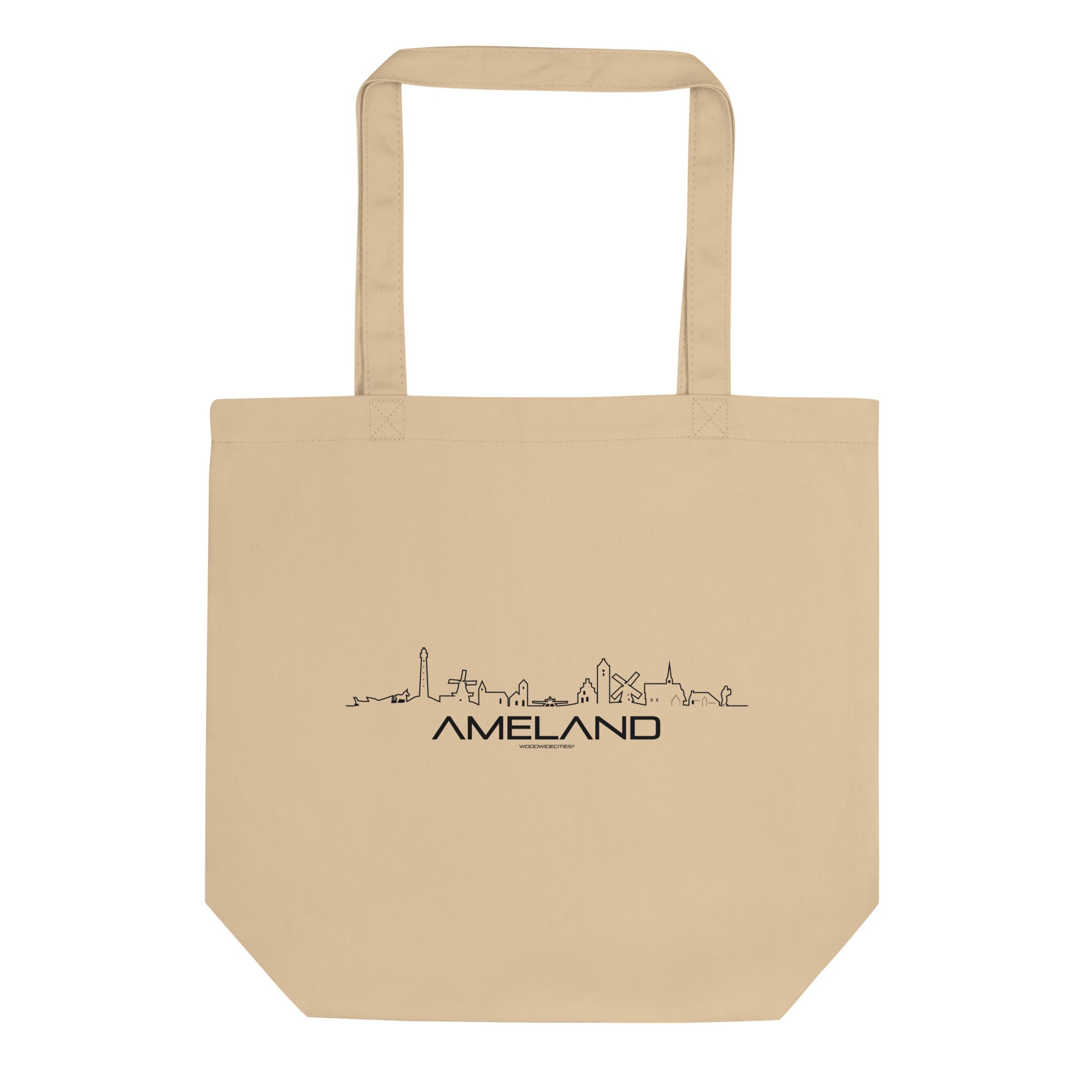 Tas Econscious Ameland Oyster houten cadeau decoratie relatiegeschenk van WoodWideCities