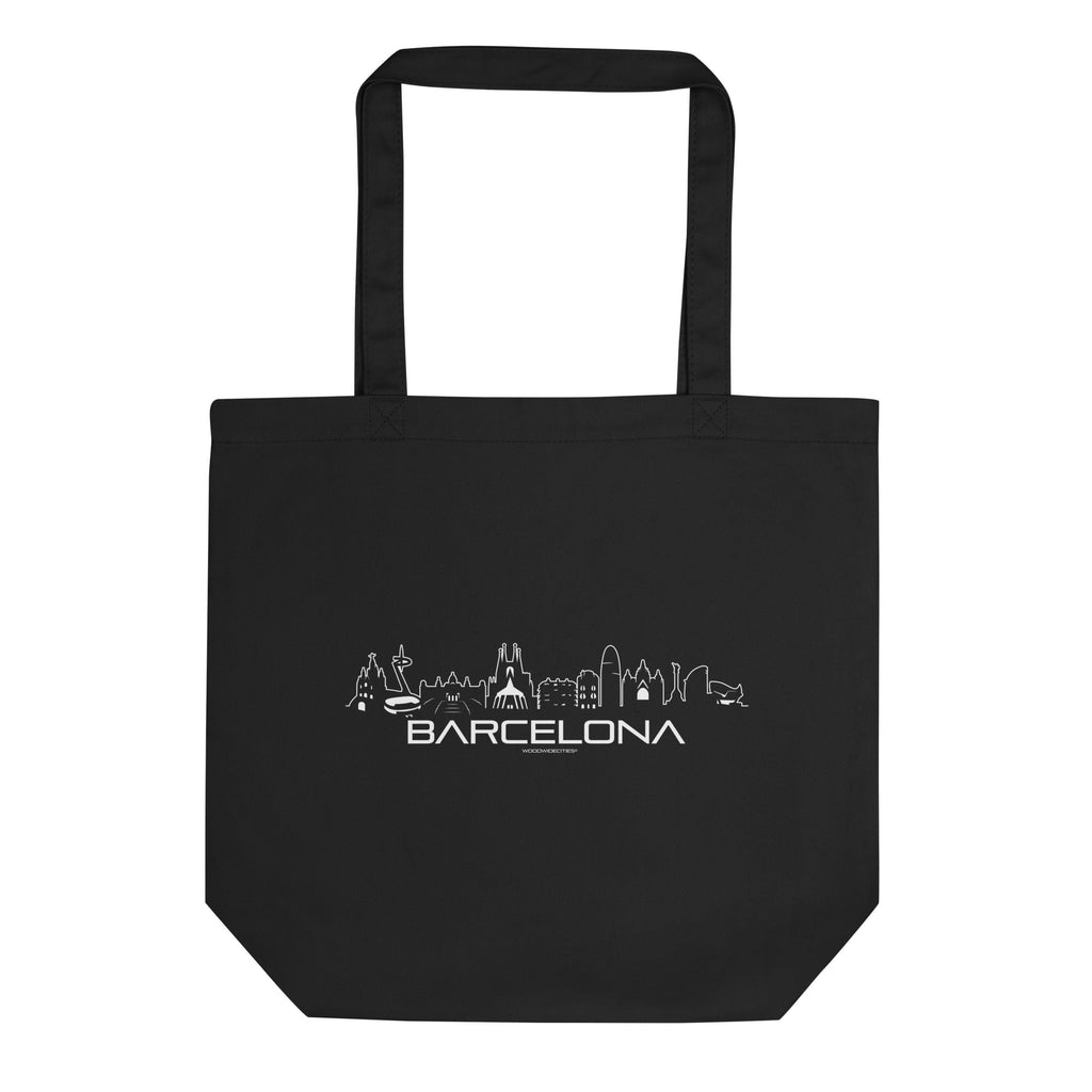 Tas Econscious Barcelona Black houten cadeau decoratie relatiegeschenk van WoodWideCities