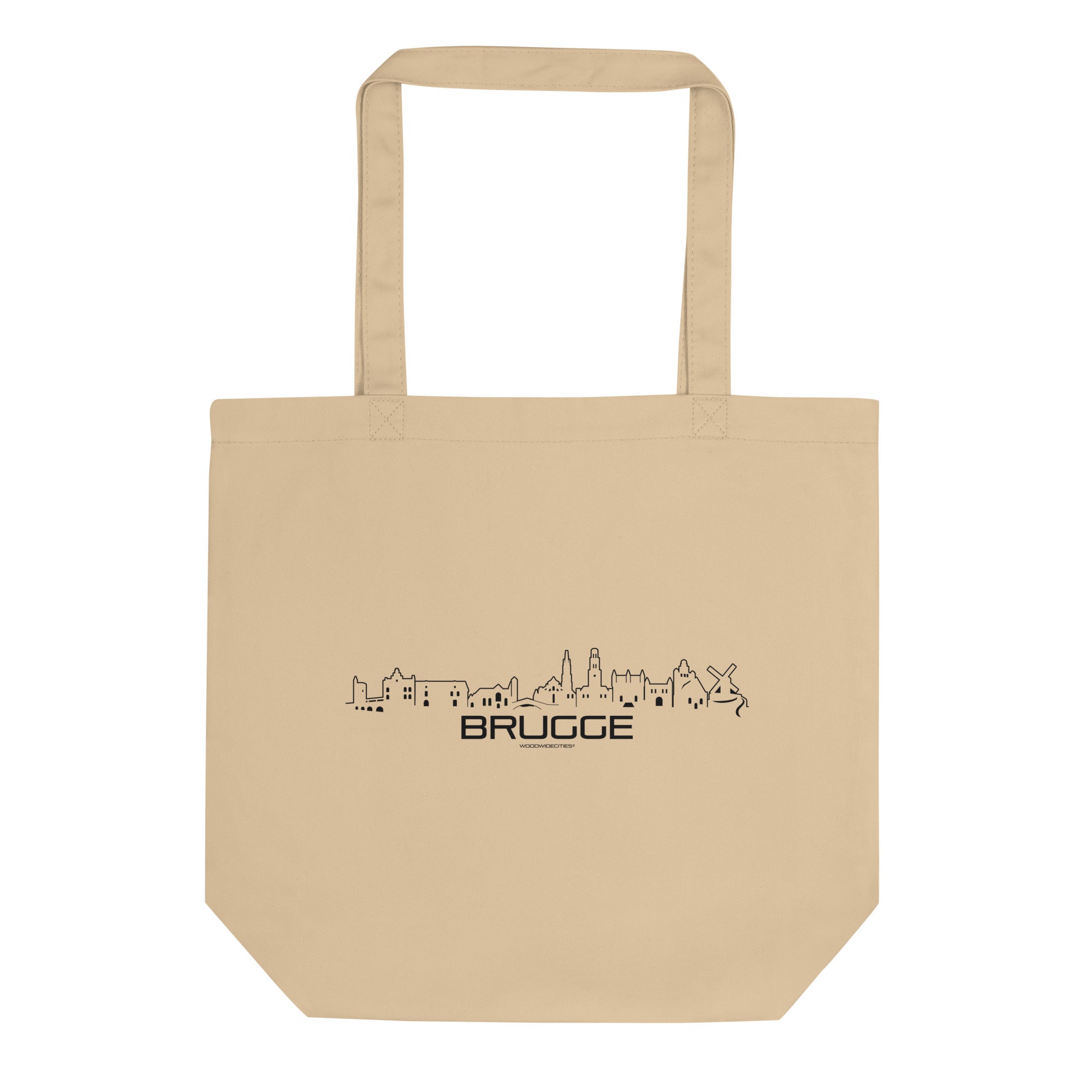 Tas Econscious Brugge Oyster houten cadeau decoratie relatiegeschenk van WoodWideCities