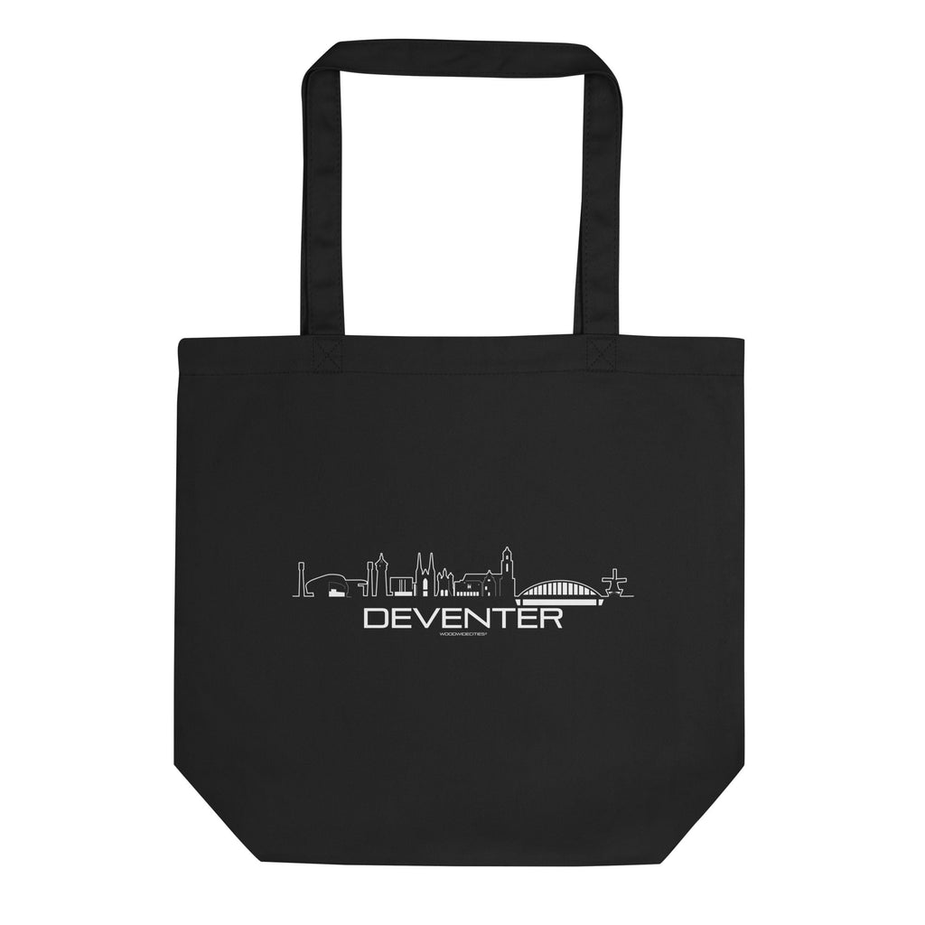 Tas Econscious Deventer Black houten cadeau decoratie relatiegeschenk van WoodWideCities