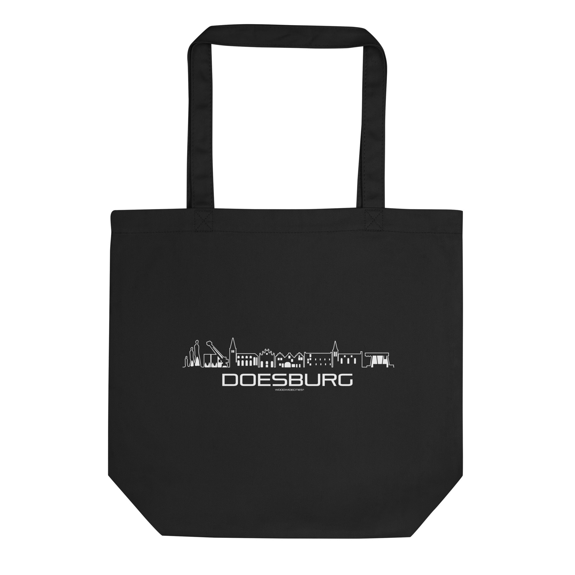 Tas Econscious Doesburg Black houten cadeau decoratie relatiegeschenk van WoodWideCities