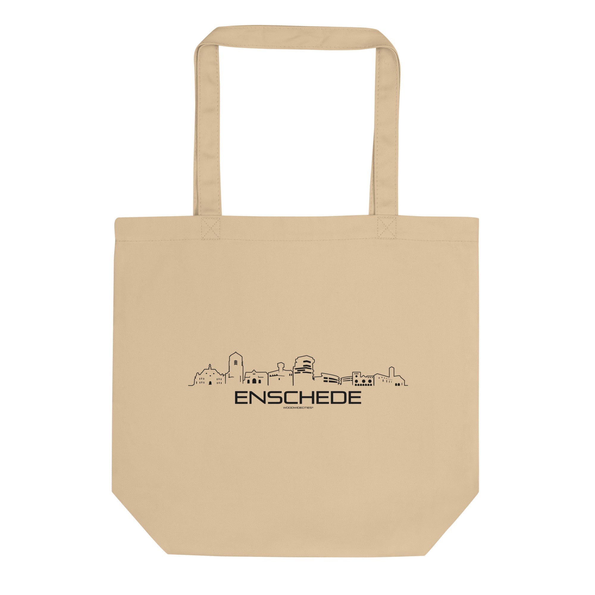 Tas Econscious Enschede Oyster houten cadeau decoratie relatiegeschenk van WoodWideCities