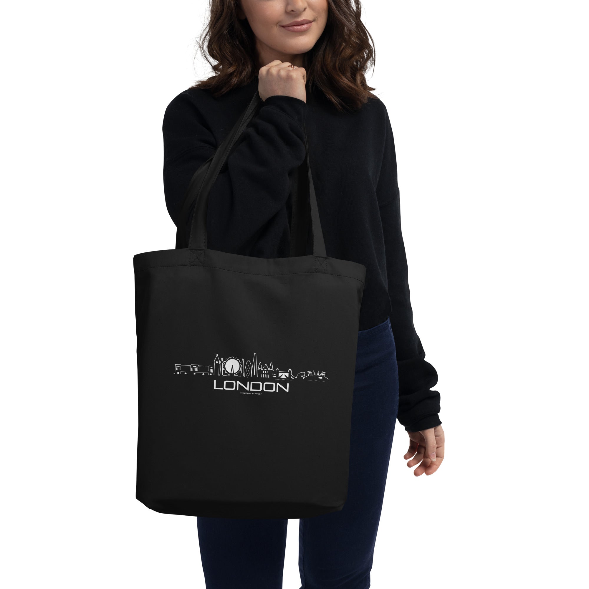 Tas Econscious London houten cadeau decoratie relatiegeschenk van WoodWideCities