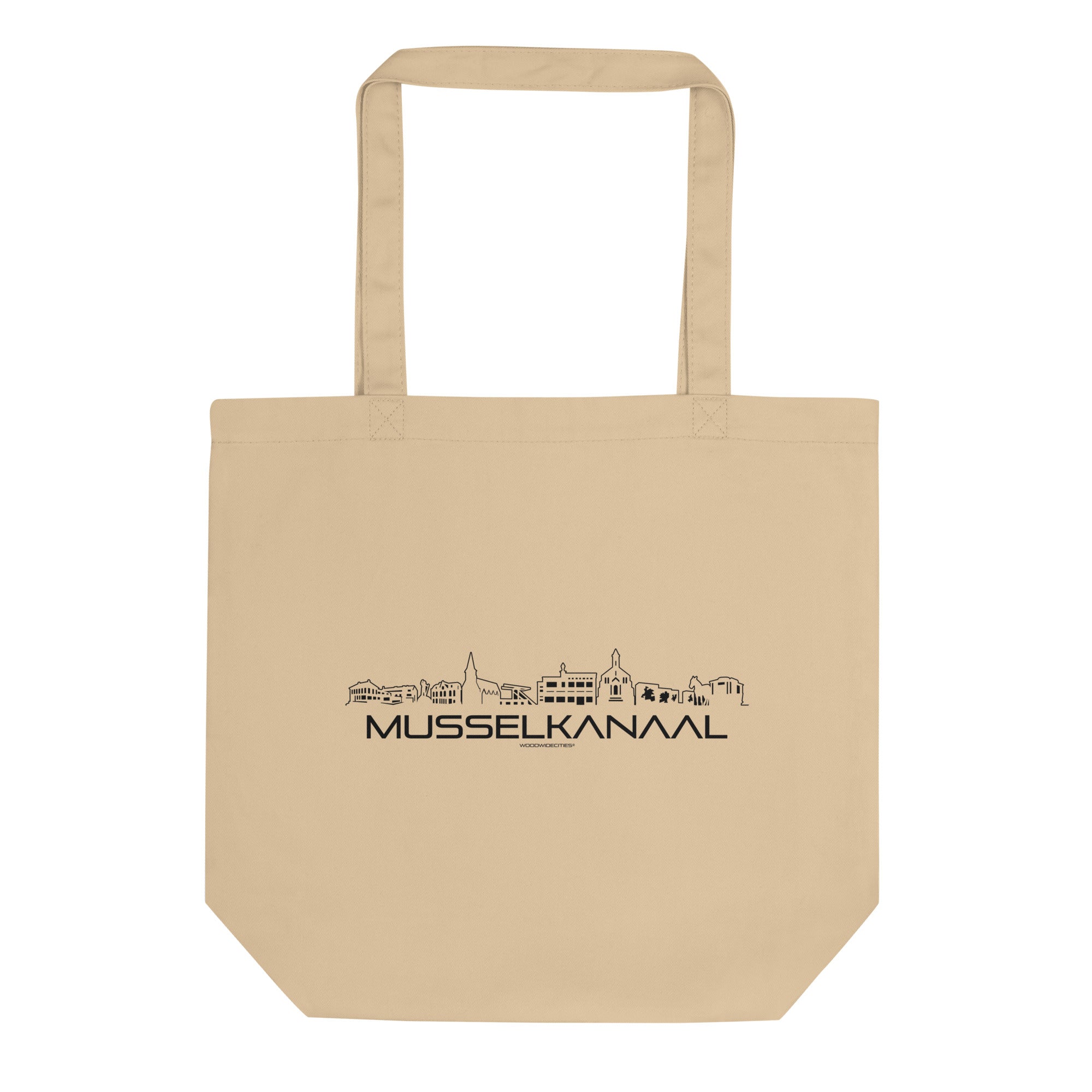 Tas Econscious Musselkanaal Oyster houten cadeau decoratie relatiegeschenk van WoodWideCities