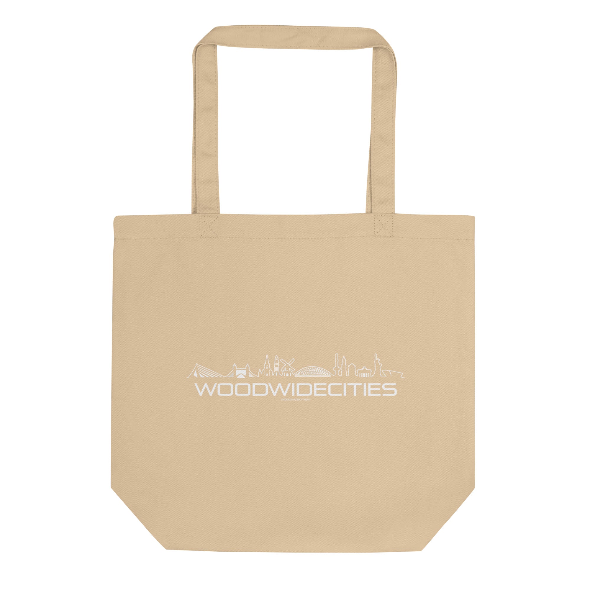 Tas Econscious Wijk aan Zee Oyster houten cadeau decoratie relatiegeschenk van WoodWideCities