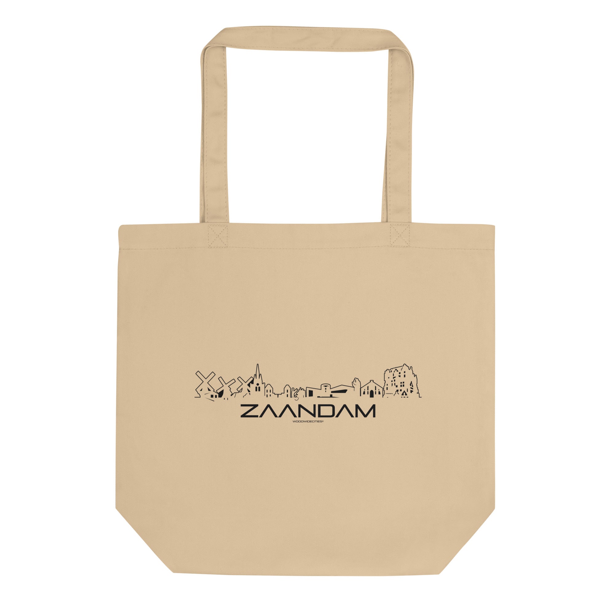 Tas Econscious Zaandam Oyster houten cadeau decoratie relatiegeschenk van WoodWideCities