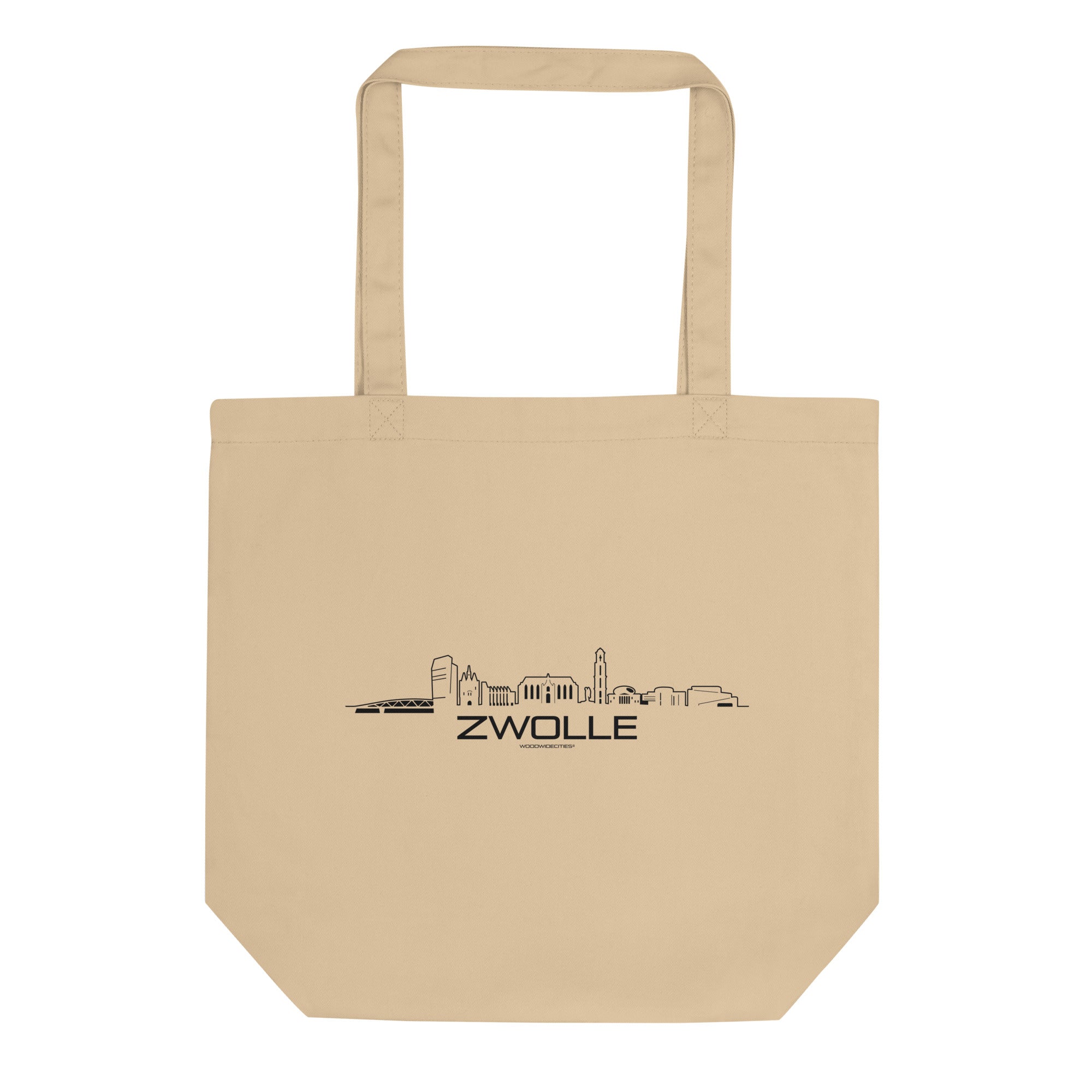 Tas Econscious Zwolle Oyster houten cadeau decoratie relatiegeschenk van WoodWideCities