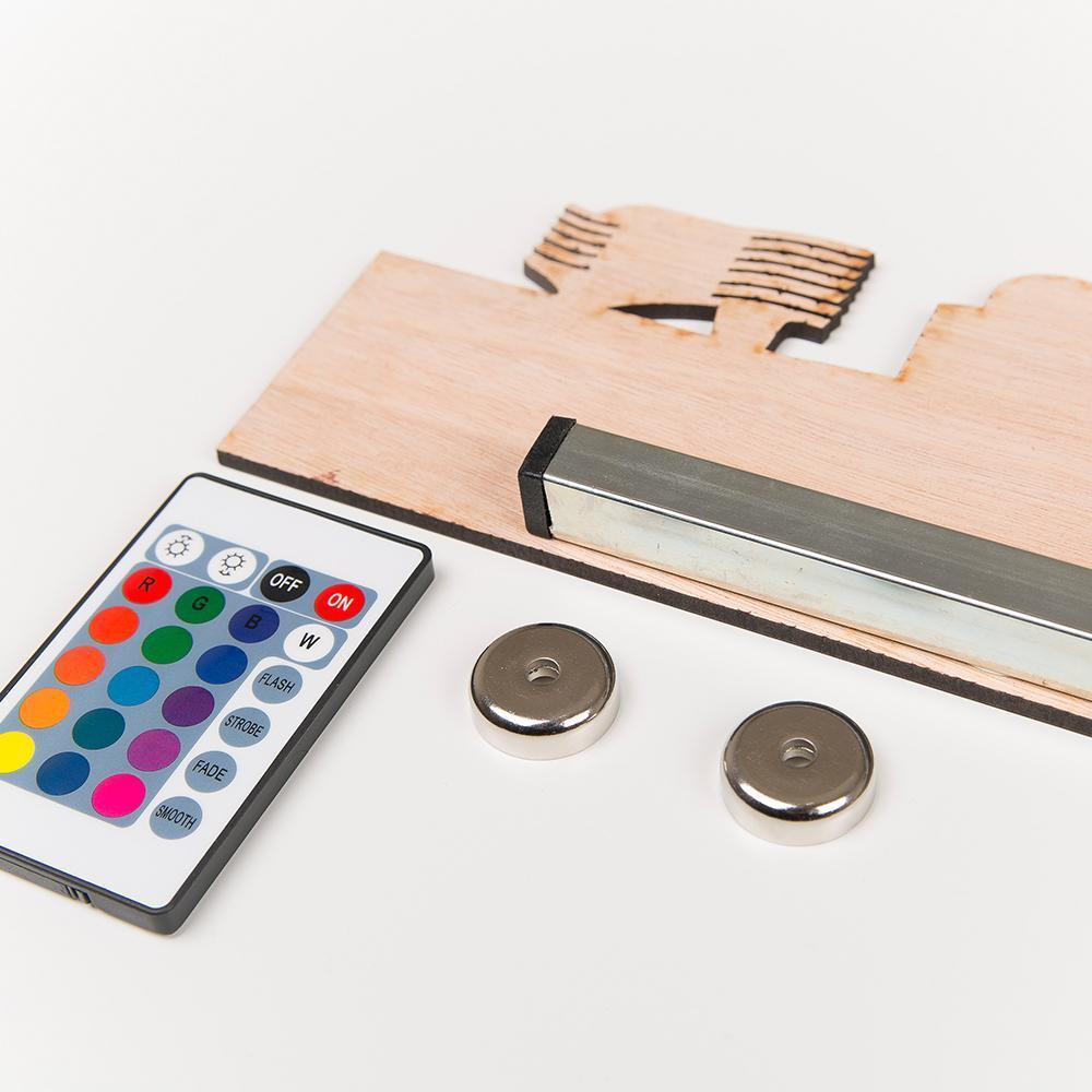 Skyline Sittard Zwart glanzend gerecycled kunststof cadeau decoratie relatiegeschenk van WoodWideCities