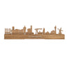 Standing Skyline Vlissingen Eiken houten cadeau decoratie relatiegeschenk van WoodWideCities